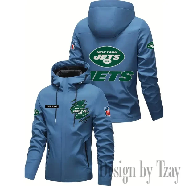 New York Jets Motorcycle Riding Windbreaker Four Seasons Windproof SPTMRWFSW057 - Image 3