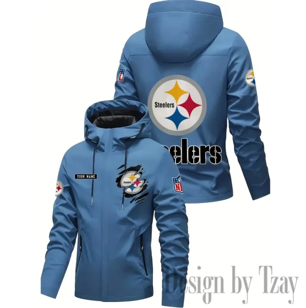 Pittsburgh Steelers Motorcycle Riding Windbreaker Four Seasons Windproof SPTMRWFSW059 - Image 3