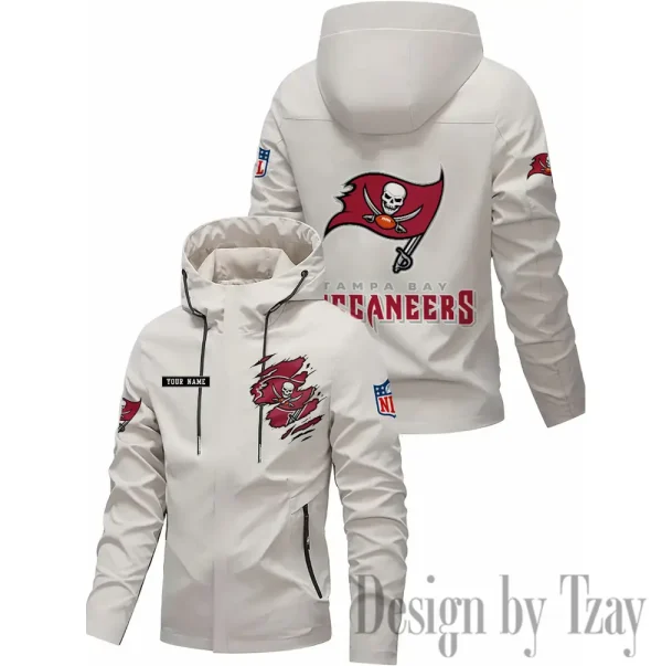 Tampa Bay Buccaneers Motorcycle Riding Windbreaker Four Seasons Windproof SPTMRWFSW062