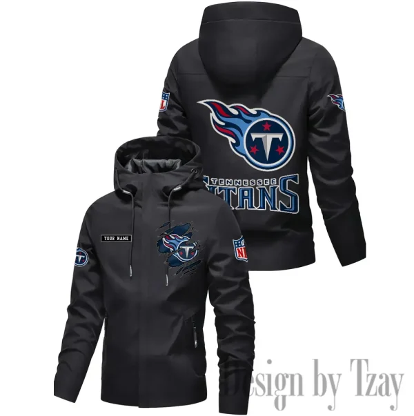 Tennessee Titans Motorcycle Riding Windbreaker Four Seasons Windproof SPTMRWFSW063 - Image 2