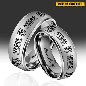 Vegas Golden Knights NHL New Style Ring Personalized Name And Date Gift For Fans AZSSRINGS263