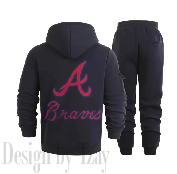 Atlanta Braves Sports Tracksuit Jogging Men's Clothing Casual for Men Daily Style 2025 SPTSTJM066 - Image 8