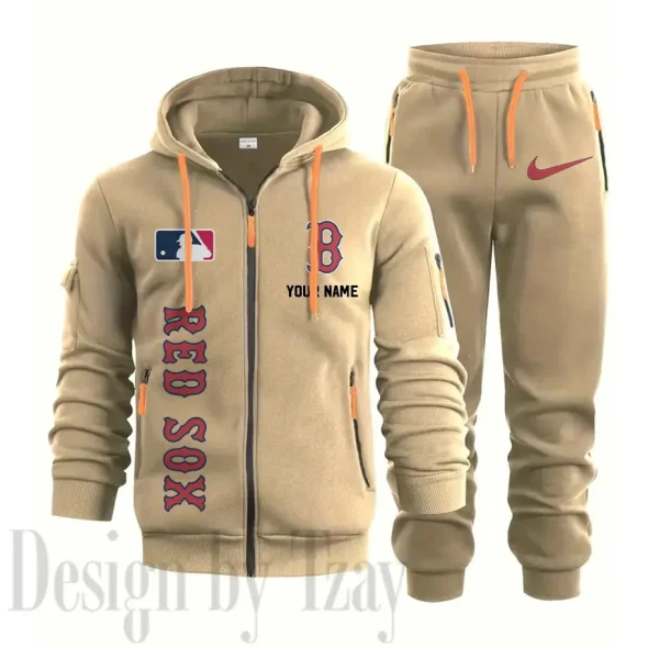Boston Red Sox Sports Tracksuit Jogging Men's Clothing Casual for Men Daily Style 2025 SPTSTJM068