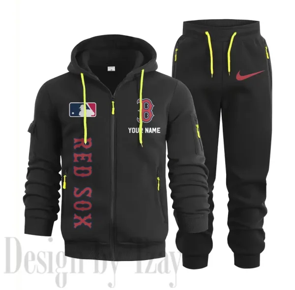 Boston Red Sox Sports Tracksuit Jogging Men's Clothing Casual for Men Daily Style 2025 SPTSTJM068 - Image 8