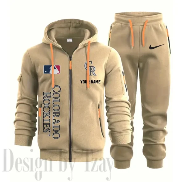 Colorado Rockies Sports Tracksuit Jogging Men's Clothing Casual for Men Daily Style 2025 SPTSTJM073 - Image 2