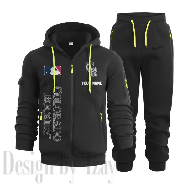 Colorado Rockies Sports Tracksuit Jogging Men's Clothing Casual for Men Daily Style 2025 SPTSTJM073 - Image 5