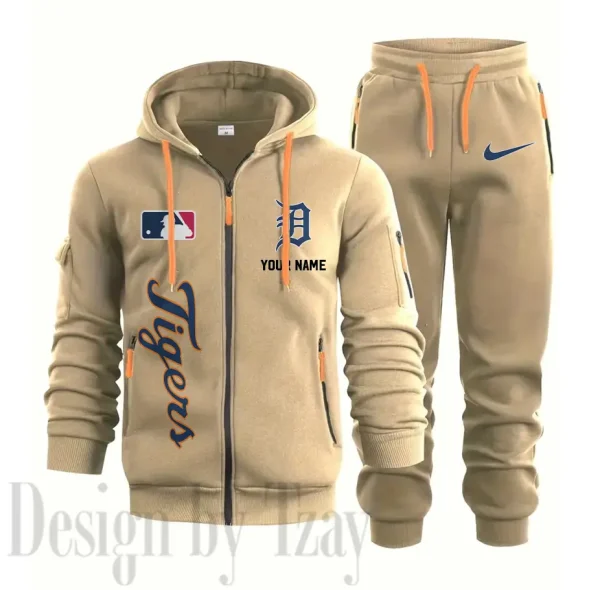 Detroit Tigers Sports Tracksuit Jogging Men's Clothing Casual for Men Daily Style 2025 SPTSTJM074 - Image 2