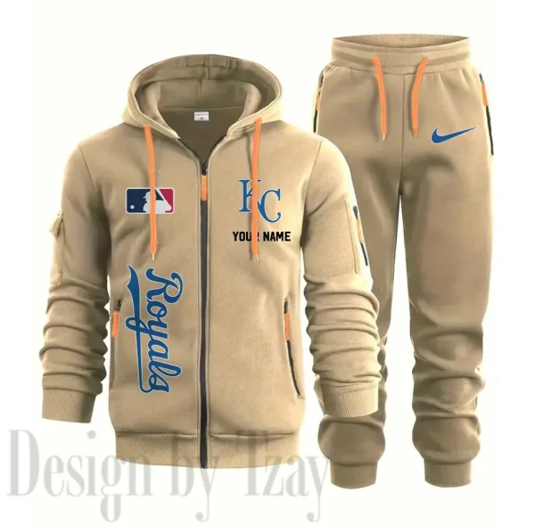 Kansas City Royals Sports Tracksuit Jogging Men's Clothing Casual for Men Daily Style 2025 SPTSTJM076