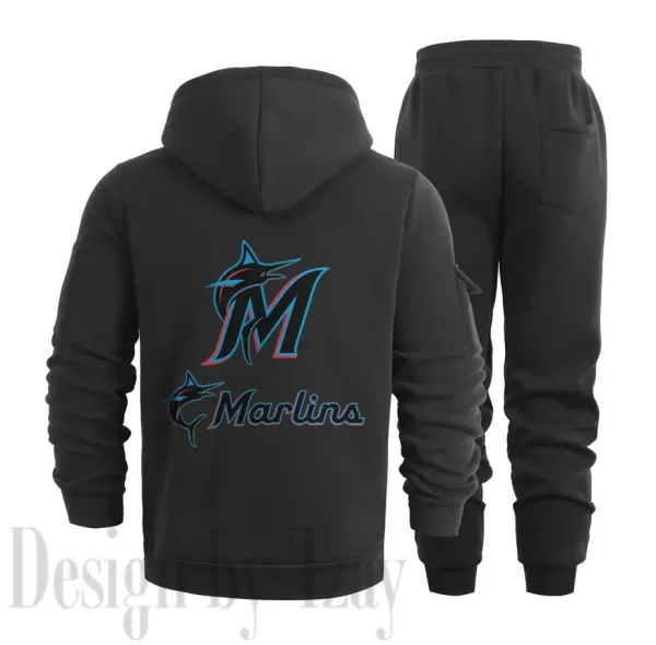 Miami Marlins Sports Tracksuit Jogging Men's Clothing Casual for Men Daily Style 2025 SPTSTJM079 - Image 4