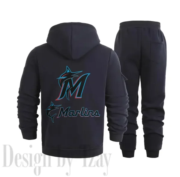 Miami Marlins Sports Tracksuit Jogging Men's Clothing Casual for Men Daily Style 2025 SPTSTJM079 - Image 8