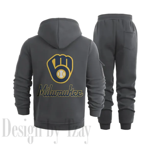 Milwaukee Brewers Sports Tracksuit Jogging Men's Clothing Casual for Men Daily Style 2025 SPTSTJM080 - Image 5