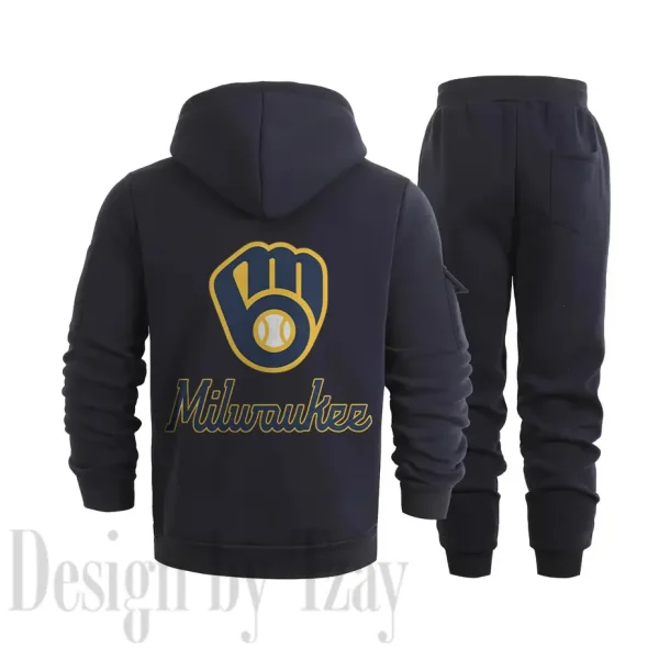 Milwaukee Brewers Sports Tracksuit Jogging Men's Clothing Casual for Men Daily Style 2025 SPTSTJM080 - Image 7