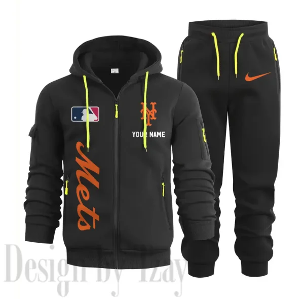 New York Mets Sports Tracksuit Jogging Men's Clothing Casual for Men Daily Style 2025 SPTSTJM082 - Image 3
