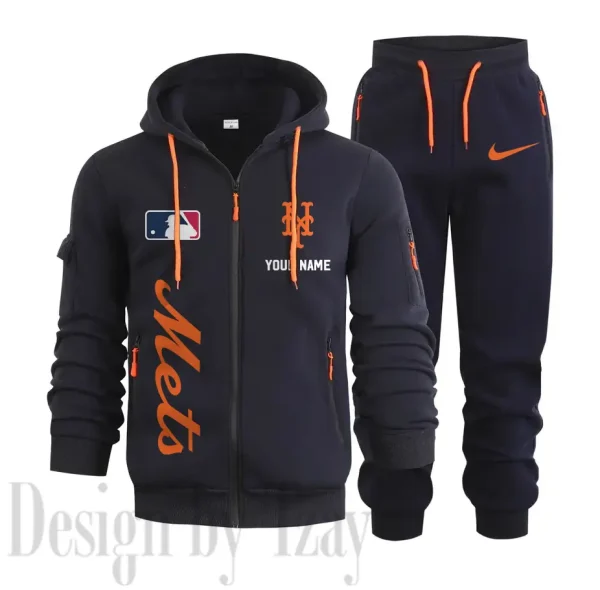 New York Mets Sports Tracksuit Jogging Men's Clothing Casual for Men Daily Style 2025 SPTSTJM082 - Image 4