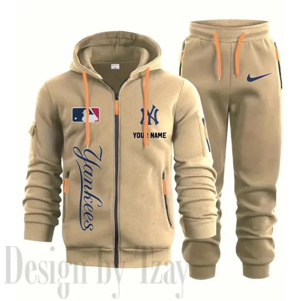 New York Yankees Sports Tracksuit Jogging Men's Clothing Casual for Men Daily Style 2025 SPTSTJM083