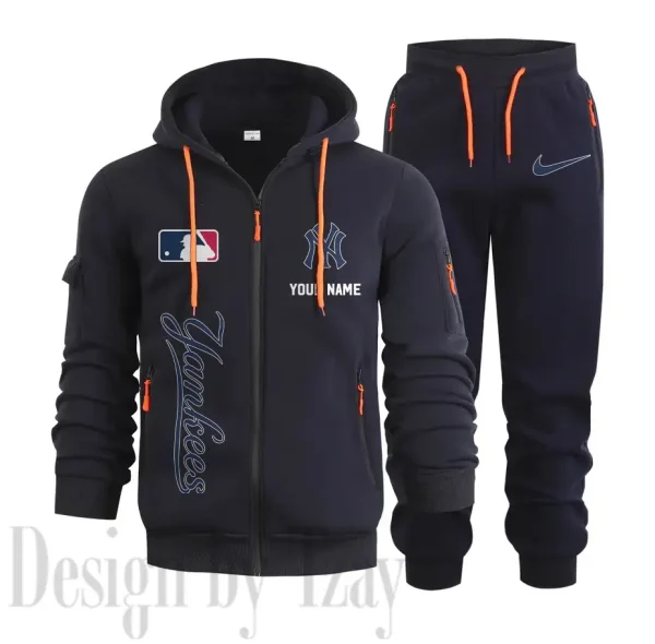 New York Yankees Sports Tracksuit Jogging Men's Clothing Casual for Men Daily Style 2025 SPTSTJM083 - Image 7