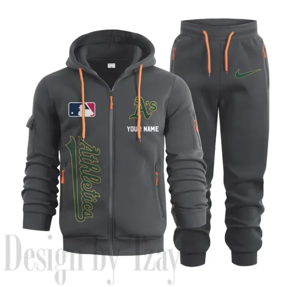 Oakland Athletics Sports Tracksuit Jogging Men's Clothing Casual for Men Daily Style 2025 SPTSTJM084 - Image 6