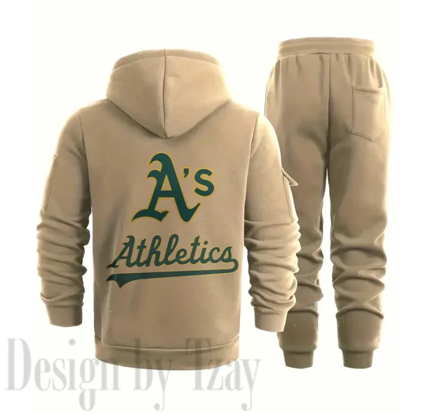 Oakland Athletics Sports Tracksuit Jogging Men's Clothing Casual for Men Daily Style 2025 SPTSTJM084 - Image 7