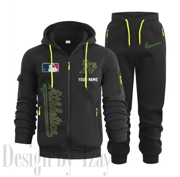 Oakland Athletics Sports Tracksuit Jogging Men's Clothing Casual for Men Daily Style 2025 SPTSTJM084 - Image 8