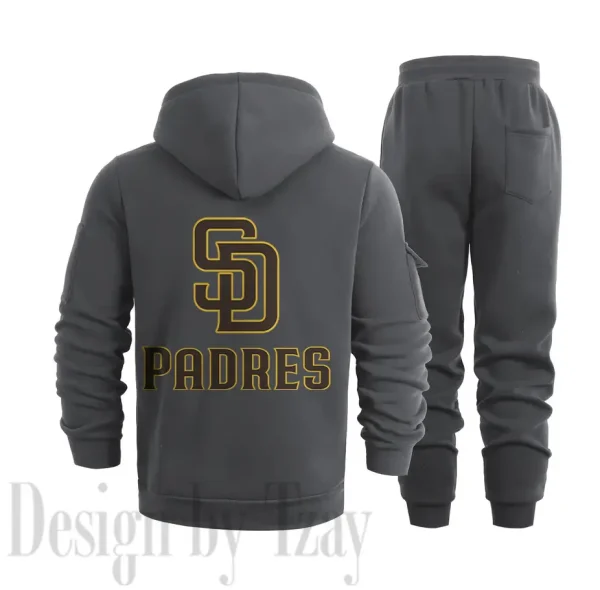 San Diego Padres Sports Tracksuit Jogging Men's Clothing Casual for Men Daily Style 2025 SPTSTJM087 - Image 2