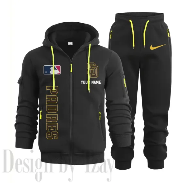 San Diego Padres Sports Tracksuit Jogging Men's Clothing Casual for Men Daily Style 2025 SPTSTJM087 - Image 4