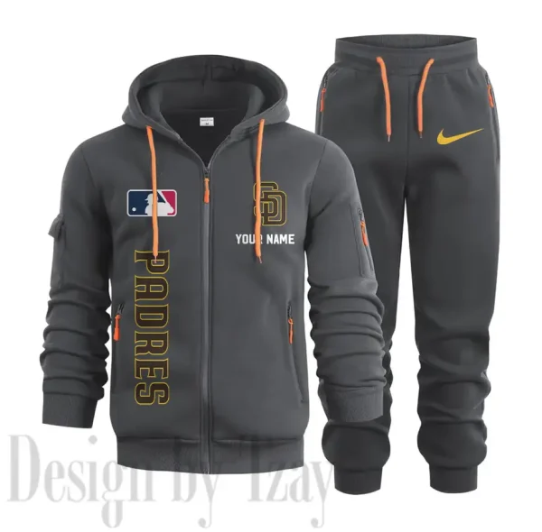 San Diego Padres Sports Tracksuit Jogging Men's Clothing Casual for Men Daily Style 2025 SPTSTJM087 - Image 7