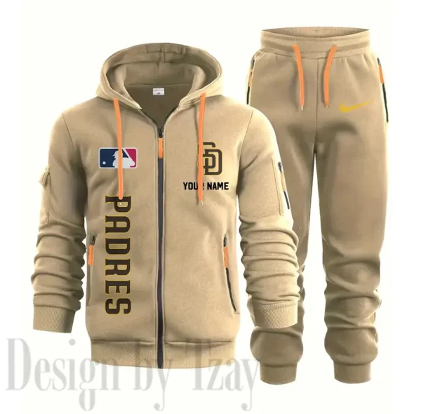 San Diego Padres Sports Tracksuit Jogging Men's Clothing Casual for Men Daily Style 2025 SPTSTJM087 - Image 8