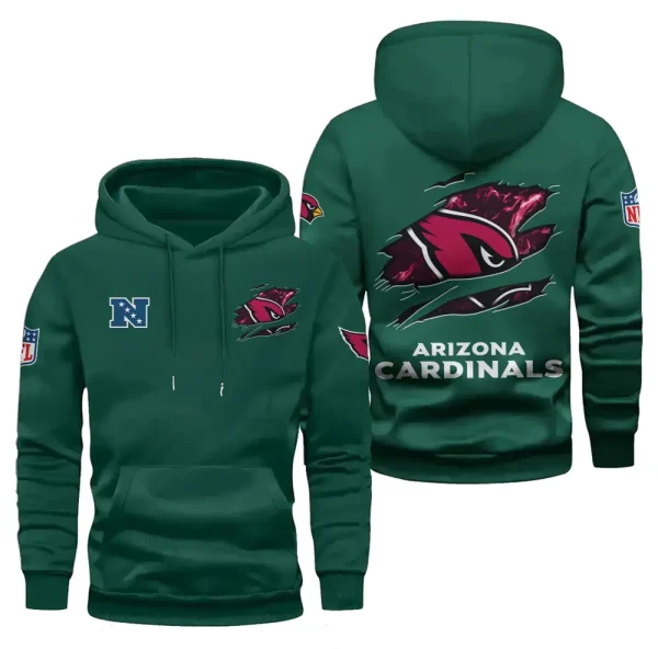 Arizona Cardinals Limited Edition Pocket Pullover Hoodie New 2025 AZ2DHD065 - Image 2