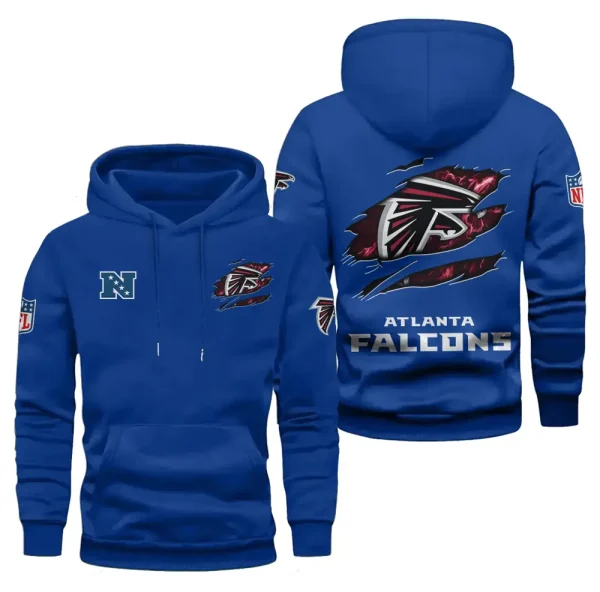 Atlanta Falcons Limited Edition Pocket Pullover Hoodie New 2025 AZ2DHD066 - Image 2
