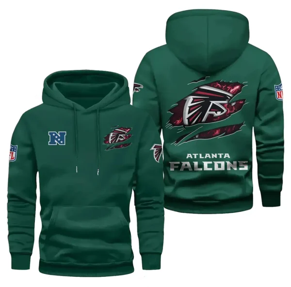 Atlanta Falcons Limited Edition Pocket Pullover Hoodie New 2025 AZ2DHD066 - Image 4