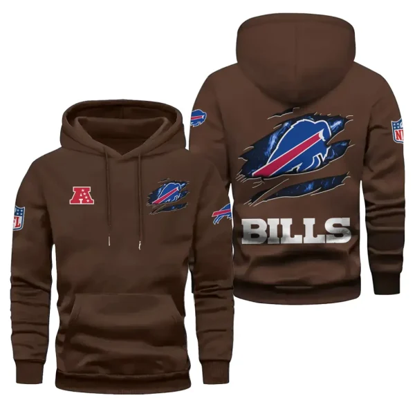 Buffalo Bills Limited Edition Pocket Pullover Hoodie New 2025 AZ2DHD068