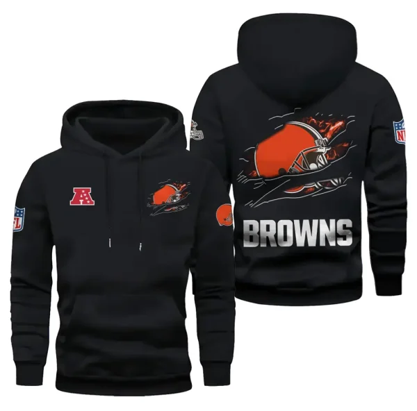 Cleveland Browns Limited Edition Pocket Pullover Hoodie New 2025 AZ2DHD072 - Image 3