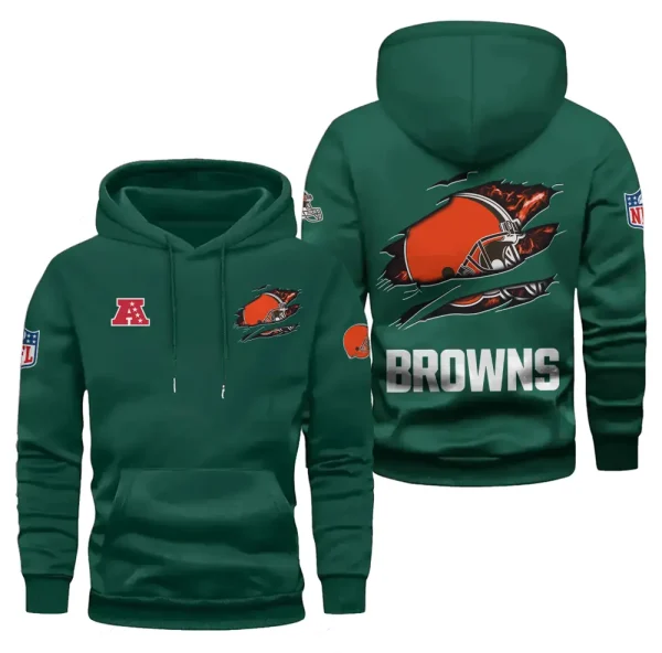 Cleveland Browns Limited Edition Pocket Pullover Hoodie New 2025 AZ2DHD072 - Image 5