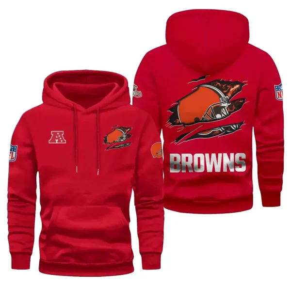 Cleveland Browns Limited Edition Pocket Pullover Hoodie New 2025 AZ2DHD072 - Image 6