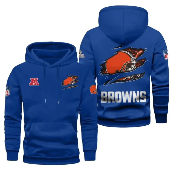 Cleveland Browns Limited Edition Pocket Pullover Hoodie New 2025 AZ2DHD072