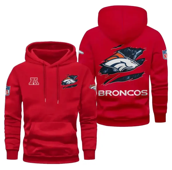 Denver Broncos Limited Edition Pocket Pullover Hoodie New 2025 AZ2DHD074