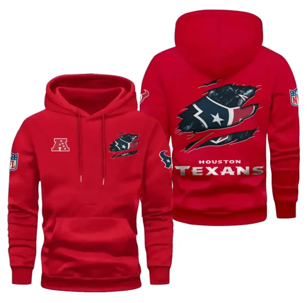 Houston Texans Limited Edition Pocket Pullover Hoodie New 2025 AZ2DHD077 - Image 2