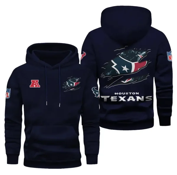 Houston Texans Limited Edition Pocket Pullover Hoodie New 2025 AZ2DHD077 - Image 5
