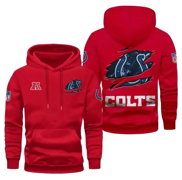 Indianapolis Colts Limited Edition Pocket Pullover Hoodie New 2025 AZ2DHD078 - Image 2