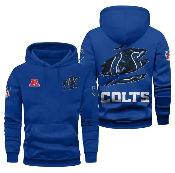 Indianapolis Colts Limited Edition Pocket Pullover Hoodie New 2025 AZ2DHD078 - Image 3