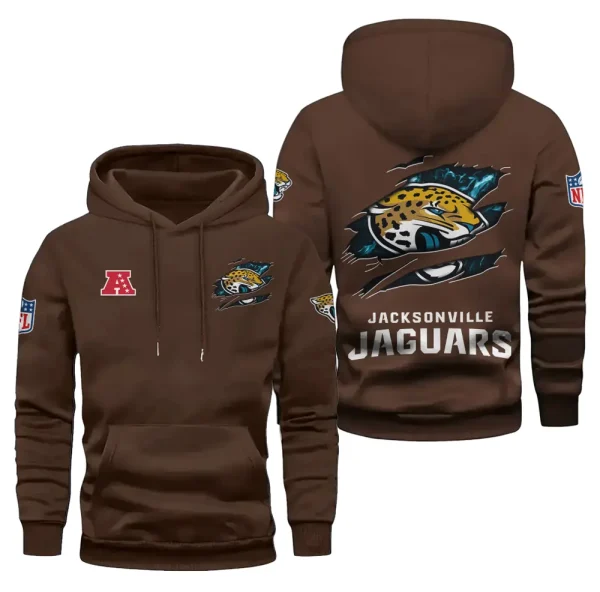Jacksonville Jaguars Limited Edition Pocket Pullover Hoodie New 2025 AZ2DHD079 - Image 2
