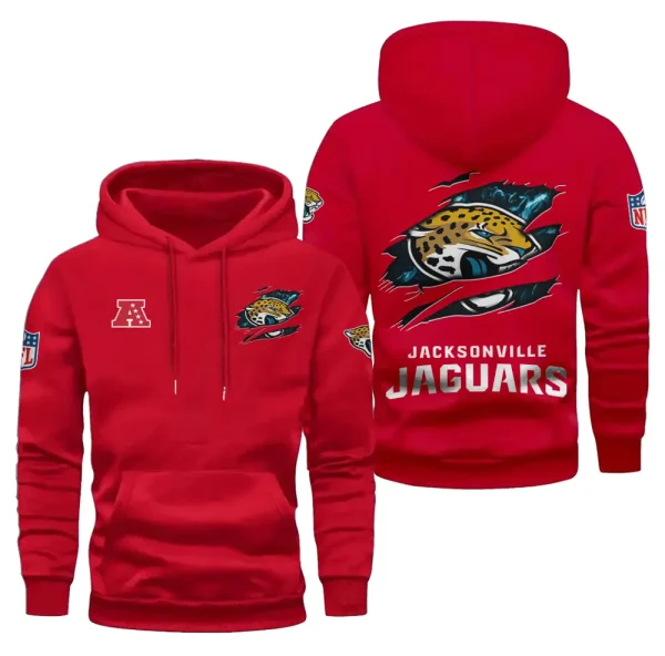 Jacksonville Jaguars Limited Edition Pocket Pullover Hoodie New 2025 AZ2DHD079 - Image 3