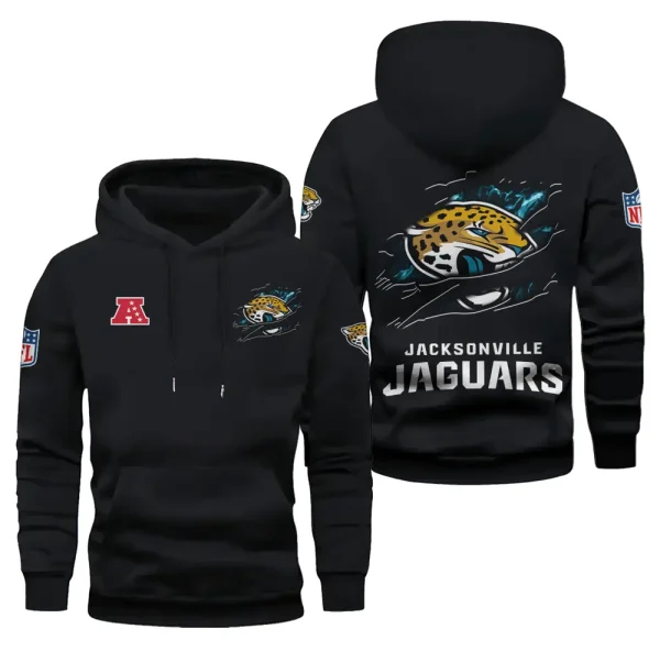 Jacksonville Jaguars Limited Edition Pocket Pullover Hoodie New 2025 AZ2DHD079 - Image 4