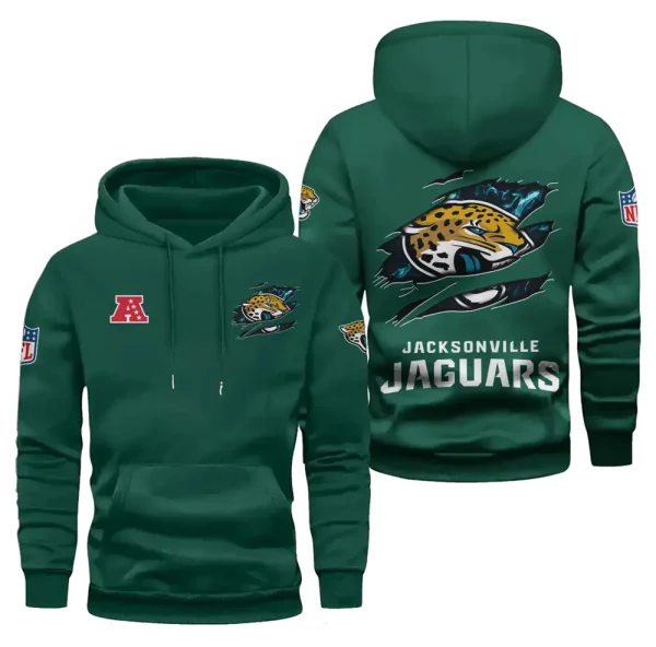 Jacksonville Jaguars Limited Edition Pocket Pullover Hoodie New 2025 AZ2DHD079 - Image 5
