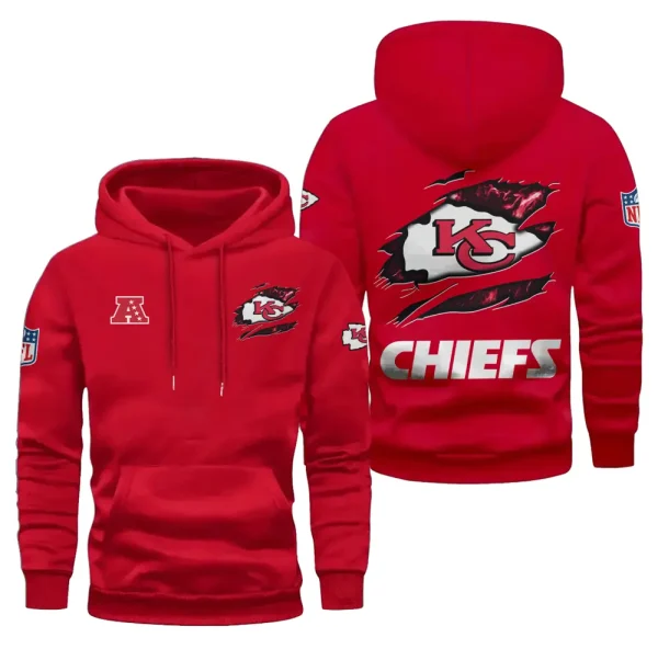 Kansas City Chiefs Limited Edition Pocket Pullover Hoodie New 2025 AZ2DHD080