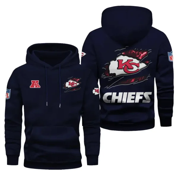 Kansas City Chiefs Limited Edition Pocket Pullover Hoodie New 2025 AZ2DHD080 - Image 6