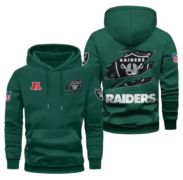Las Vegas Raiders Limited Edition Pocket Pullover Hoodie New 2025 AZ2DHD081