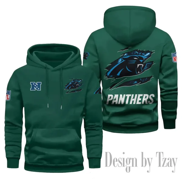 Carolina Panthers Limited Edition Pocket Pullover Hoodie New 2025 AZ2DHD069 - Image 2