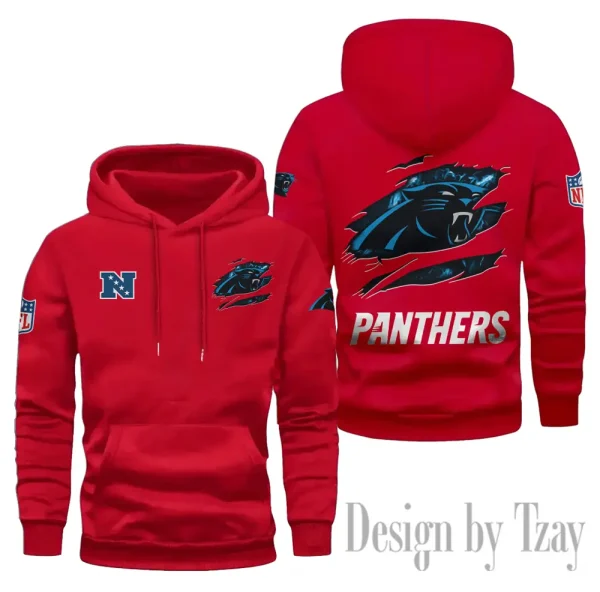 Carolina Panthers Limited Edition Pocket Pullover Hoodie New 2025 AZ2DHD069 - Image 3