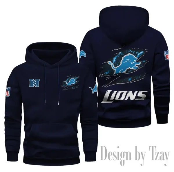 Detroit Lions Limited Edition Pocket Pullover Hoodie New 2025 AZ2DHD075